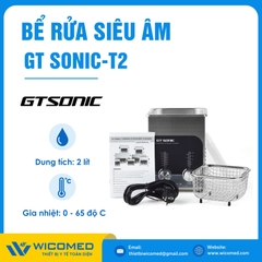 Bể Rửa Siêu Âm Có Gia Nhiệt Gtsonic GT SONIC-T2 | 2 Lít