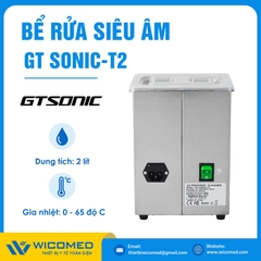 Bể Rửa Siêu Âm Có Gia Nhiệt Gtsonic GT SONIC-T2 | 2 Lít