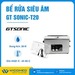 Bể Rửa Siêu Âm Có Gia Nhiệt Gtsonic GT SONIC-T20 | 20 Lít