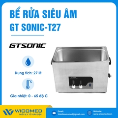 Bể Rửa Siêu Âm Có Gia Nhiệt Gtsonic GT SONIC-T27 | 27 Lít
