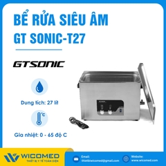 Bể Rửa Siêu Âm Có Gia Nhiệt Gtsonic GT SONIC-T27 | 27 Lít