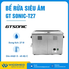 Bể Rửa Siêu Âm Có Gia Nhiệt Gtsonic GT SONIC-T27 | 27 Lít