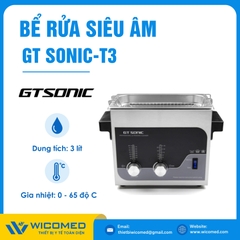 Bể Rửa Siêu Âm Có Gia Nhiệt Gtsonic GT SONIC-T3 | 3 Lít