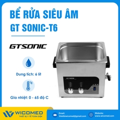 Bể Rửa Siêu Âm Có Gia Nhiệt Gtsonic GT SONIC-T6 | 6 Lít