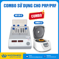 Combo Máy Ủ Nhiệt Khô HB120-S Và Máy Ly Tâm DM0412 | Chỉ Hơn 15 Triệu