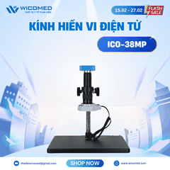 Kính Hiển Vi Điện Tử ICO-38MP | Phóng Đại 180 Lần