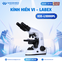 Kính Hiển Vi 2 Mắt Labex - Anh ICO-L1000PL | Max 1000 lần