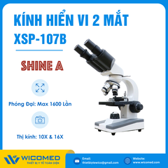 Kính Hiển Vi 2 Mắt Trung Quốc XSP-107B | Đèn LED