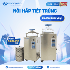 Nồi Hấp Tiệt Trùng 100 Lít Jibimed LS-100HD