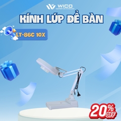 Kính lúp để bàn Trung Quốc LT-86C | Phóng đại từ 3 - 20 lần