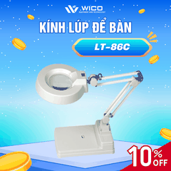 Kính lúp để bàn Trung Quốc LT-86C | Phóng đại từ 3 - 20 lần