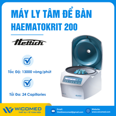 Máy Ly Tâm 13000 Vòng/Phút Hettich Heamatokrit 200
