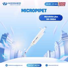 Micropipet Đơn Kênh Dải Thay Đổi Dlab MicroPette Plus 100-1000μL