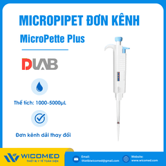 Micropipet Đơn Kênh Dải Thay Đổi Dlab MicroPette Plus 1000-5000μL