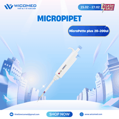 Micropipet Đơn Kênh Dải Thay Đổi Dlab MicroPette Plus 20-200μL
