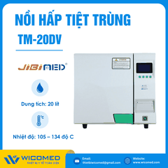 Nồi Hấp Tiệt Trùng Sấy Chân Không Class B 20 Lít Jibimed TM-20DV