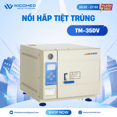 Nồi Hấp Tiệt Trùng Sấy Chân Không Class B 35 Lít Jibimed TM-35DV