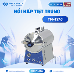 Nồi Hấp Tiệt Trùng Để Bàn 24 Lít Jibimed TM-T24J