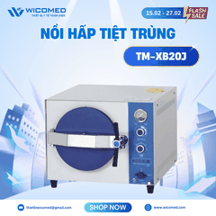 Nồi Hấp Tiệt Trùng Để Bàn 20 Lít Jibimed TM-XB20J