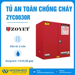 Tủ An Toàn Chống Cháy Zoyet ZYC0030R | 114 Lít (30 Gal)