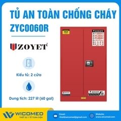 Tủ An Toàn Chống Cháy Zoyet ZYC0060R | 227 Lít (60 Gal)