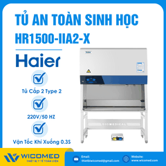 Tủ An Toàn Sinh Học Cấp 2 Haier HR1500-IIA2-X | Smart IoT