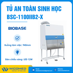 Tủ An Toàn Sinh Học Cấp II Kiểu B2 1100mm Biobase BSC-1100IIB2-X