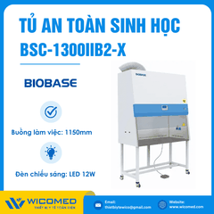 Tủ An Toàn Sinh Học Cấp II Kiểu B2 1300mm Biobase BSC-1300IIB2-X
