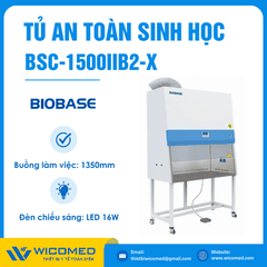 Tủ An Toàn Sinh Học Cấp II Kiểu B2 1500mm Biobase BSC-1500IIB2-X