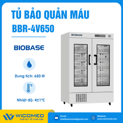 Tủ Bảo Quản Máu 4 Độ C 650 Lít Biobase BBR-4V650