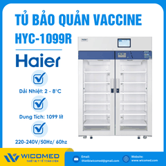 Tủ bảo quản Vacxin - Dược phẩm 1099 lít Haier HYC-1099R - Dòng Smart IoT