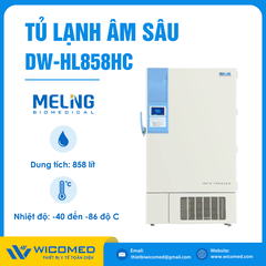 Tủ Lạnh Âm Sâu -86 độ C 858 Lít Meling DW-HL858HC