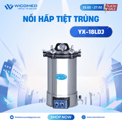 Nồi Hấp Tiệt Trùng Để Bàn 18 Lít Jibimed YX-18LDJ