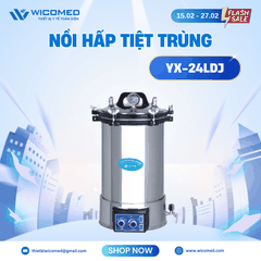 Nồi Hấp Tiệt Trùng Để Bàn 24 Lít Jibimed YX-24LDJ