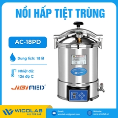 Nồi Hấp Tiệt Trùng Để Bàn Tự Động Jibimed AC-18PD | 18 Lít
