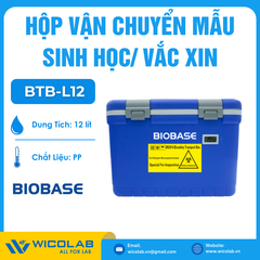 Hộp Vận Chuyển Mẫu Sinh Học/ Vắc xin Biobase BTB-12L | 12 Lít