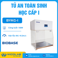 Tủ An Toàn Sinh Học Cấp I Biobase Trung Quốc BYKG-I | 550mm