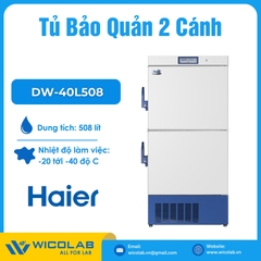 Tủ Bảo Quản 2 Cánh -40 Độ Haier DW-40L508 | 508 Lít