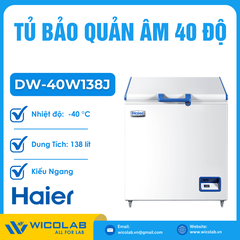 Tủ Bảo Quản -40 Độ C Haier DW-40W138J | 138 Lít