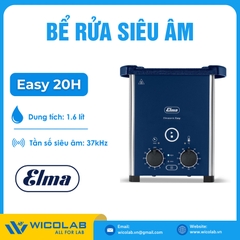 Bể Rửa Siêu Âm Gia Nhiệt Elma - Đức Easy 20H | 1.6 Lít