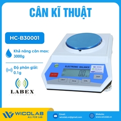 Cân Kỹ Thuật 1 Số Lẻ Labex Anh HC-B30001 | 3kg - 0.1g