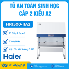 Tủ An Toàn Sinh Học Cấp 2 Kiểu A2 Haier HR1500-IIA2 | 1.5M