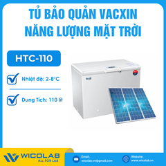 Tủ Bảo Quản Vacxin Năng Lượng Mặt Trời 2-8 Độ Haier HTC-110 | 110 Lít