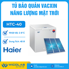 Tủ Bảo Quản Vacxin Năng Lượng Mặt Trời 2-8 Độ HTC-40 | 40 Lít