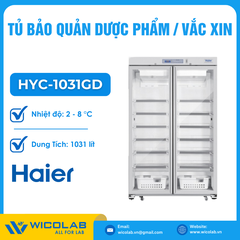 Tủ Bảo Quản Vacxin 2-8 độ Haier HYC-1031GD | 1031 Lít