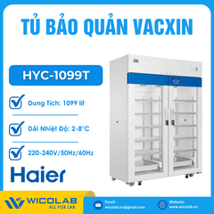 Tủ Bảo Quản Dược Phẩm - Vacxin 1099 Lít Haier HYC-1099T | Cửa Kính