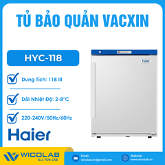 Tủ Bảo Quản Vacxin 2 - 8 Độ Haier HYC-118 | 118 Lít