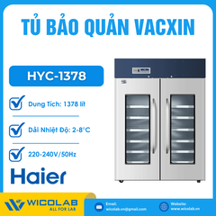 Tủ Bảo Quản Dược Phẩm-Vacxin 2 - 8 Độ Haier HYC-1378 | 1378 Lít