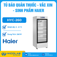 Tủ Bảo Quản Vacxin 2 - 8 Độ Haier HYC-260 | 260 Lít