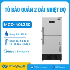 Tủ Bảo Quản 2 Dải Nhiệt Độ Midea - Trung Quốc MCD-40L350 | 350 Lít